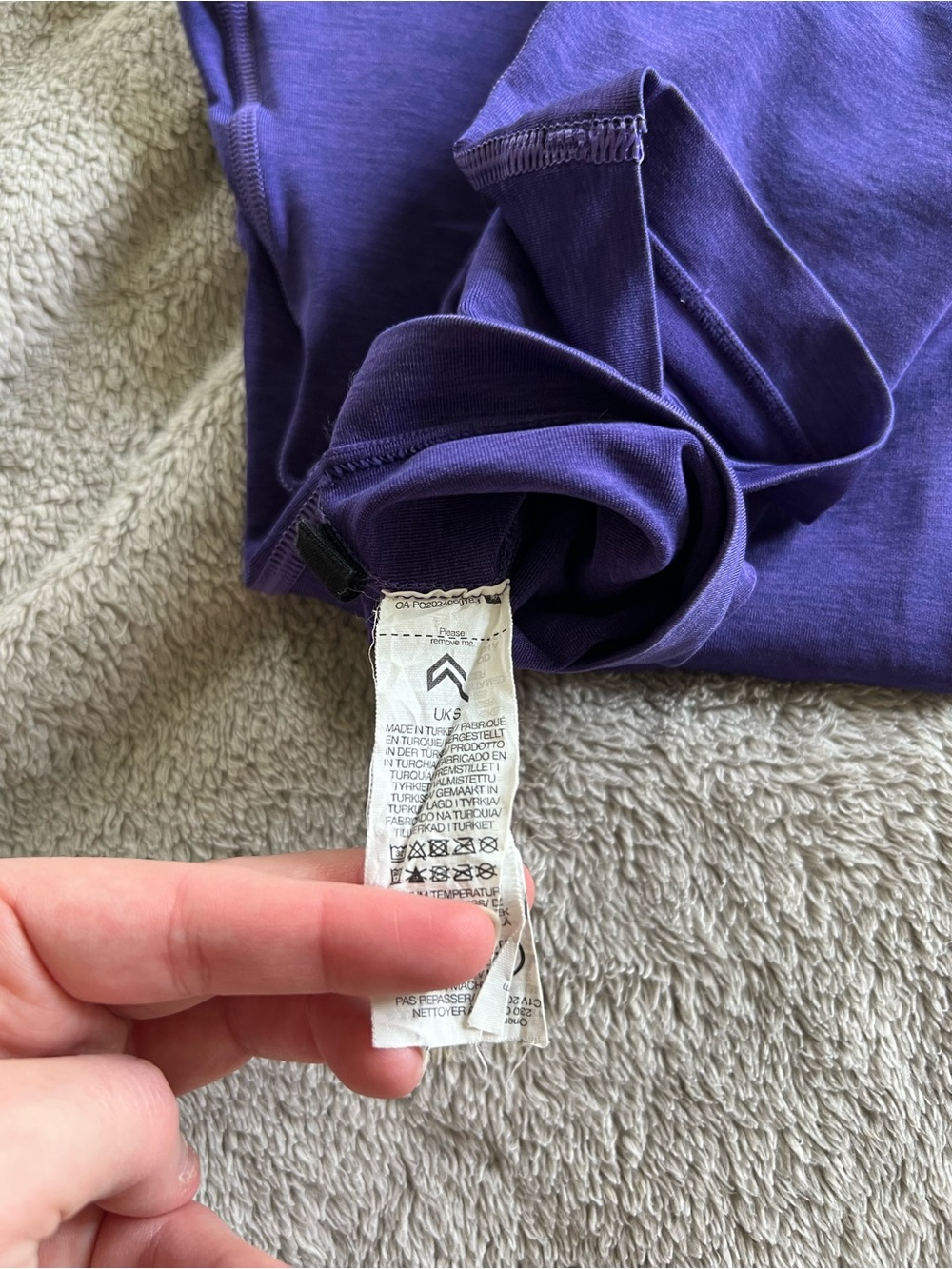 Oner Active Amethyst Purple Effortless Seamless Leggings Small - Picture 5 of 5
